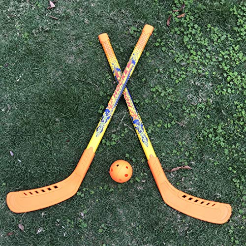 Juego de hockey grande cara a cara para niños de 3 a 5 a 8 años de edad, disco y pelota 2 en 1