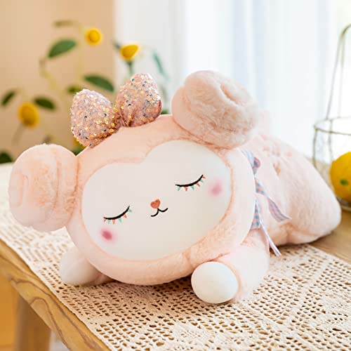 Juguete De Peluche De Alpaca Rosa, Máquina De Muñeca De Cordero En La Nube, Almohada De Muñeca, Almohada para El Hogar, Almohada para Niños, Muñeca De Peluche, Almohada para Dormir