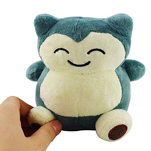 Juguetes de Peluche Pokemon de la Felpa muñeca muñecas pequeña muñeca Snorlax (Color : Photo Color)