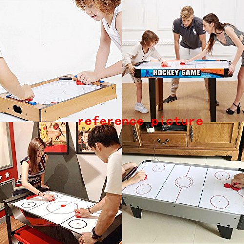 JZK Juego Hockey Aire para Mesa, 4pcs 96mm empujadores + 4pcs 94mm fieltros + 8 pcs Discos, niños y Adultos favores Fiesta cumpleaños Rellenos Bolsas Fiest