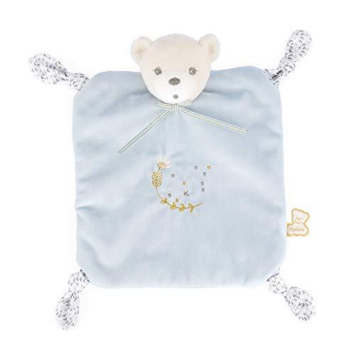 KALOO- Perle-Osito de Peluche 4 Nudos azul-20cm, Color Azul (Juratoys K969956)