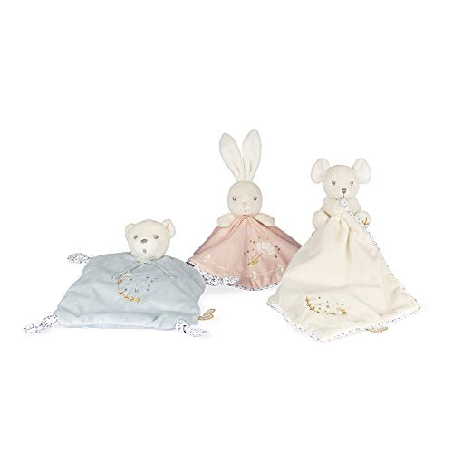 KALOO- Perle-Osito de Peluche 4 Nudos azul-20cm, Color Azul (Juratoys K969956)