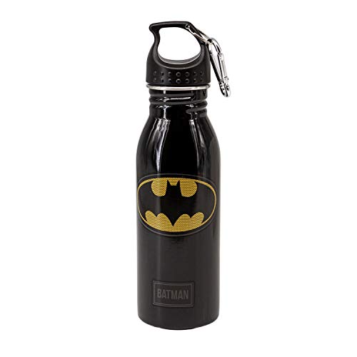 KARACTERMANIA Batman Batsignal-Botella de Agua, Negro