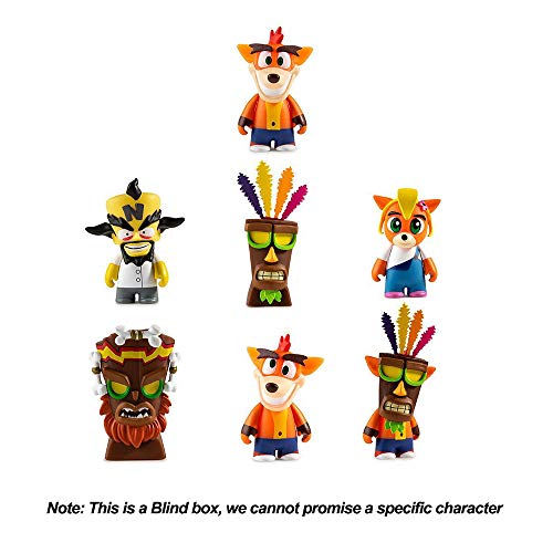 Kidrobot Crash Bandicoot Vinyl Mini Figures 8 cm Display (24)