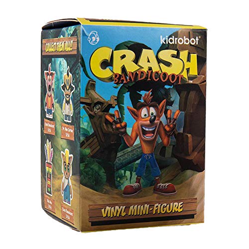 Kidrobot Crash Bandicoot Vinyl Mini Figures 8 cm Display (24)