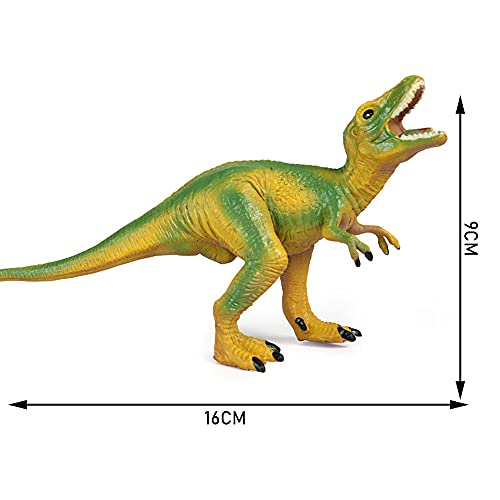 L-Y Juguetes De Modelos De Dinosaurios Pequeños De 15 Cm, Tyrannosaurus Indominus Rex Triceratops Brontosaurus 7 Estilos De Juguetes De Modelo De Dinosaurio, Figura De Acción De PVC De Plástico, Jugue