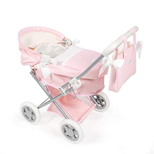 La Nina - Cochecito pequeño Polipiel Rosa