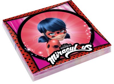 Ladybug Mariquita y chat noir coordinato Niños Cumpleaños adornos fiestas – Kit N ° 29 cdc- (24 platos, 24 vasos, 40 servilletas, 1 mantel, 1 Balón Supershape)