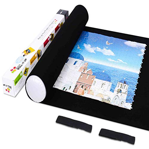 Lavievert Black Felt Mat for Puzzle Storage Puzzles Saver, Long Box Package, No Folded Creases, Environmentally Friendly by Lavievert