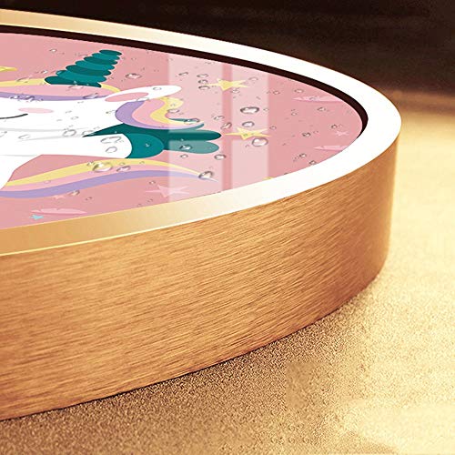 Lcsd Árboles De Oro Patrón De Luna Personalidad Simple Moderno Europeo Y Estilo Redondo De Aleación De Aluminio De Oro Marco Decorativo Pinturas De Pared Sala De Estar Dormitorio Den Home Hotel 70 * 7