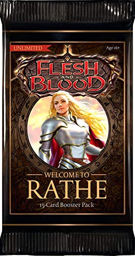 Legend Story Studios- Flesh & Blood: Welcome to Rathe Unlimited Booster - Display de 24 Sobres, Color (FAB19001UD)