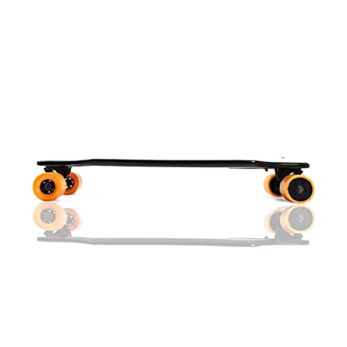 LIBAISI Monopatín eléctrico 24V 36 voltios Dual Motor 75mm 350 W Carro de Motor perforante para 2 Motores con Control Remoto Dos Drive Four Drive Pieza de patinetas ( Color : Orange Kit )