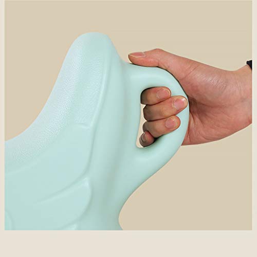 LINGZHIGAN Mecedora de Caballo Niños Cojín máquina de la Historia de Troya Regalo del bebé bebé de Juguete de plástico (Color : White)