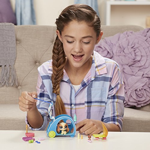 Littlest Pet Shop-E2103ES0 Littlest Pet Shop Campamento Feliz (Hasbro E2103ES0)