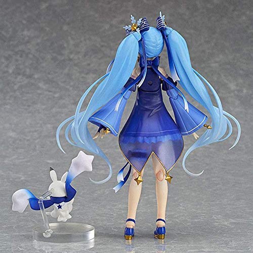 lkw-love Anime Hatsune Miku Twinkle Snow View PVC Figura de acción Estatua Coleccionable 14 cm