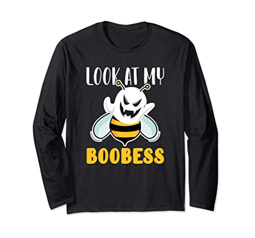 Look At My Boo Bees - Lindo y divertido Halloween Manga Larga