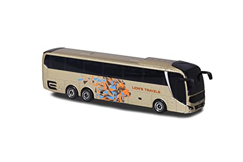 Majorette 212053159 City Bus - Autobús de Juguete con Rueda Libre y suspensión, Cuerpo de Metal, 13 cm de Largo, para niños a Partir de 3 años, 1 Unidad, Multicolor