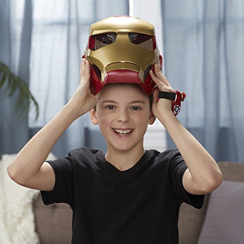 Marvel Avengers- Avengers Hero Vision Iron Man Realidad Aumentada, Talla única (Hasbro E0849175)