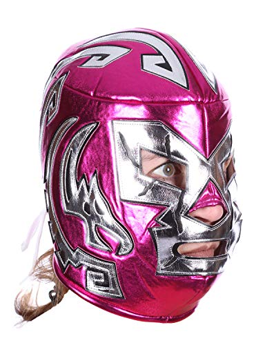 Máscara para lucha libre, color rosa