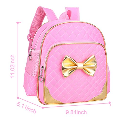 MCUILEE Impermeable Kindergarten Kids Toddler Backpacks/Cute Nursery Escuela Mochilas/Mochila de bebé (Rosa)