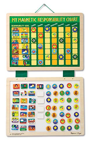 Melissa & Doug | My Magnetic Responsibility Chart | Juguetes de desarollo | 4+ Years