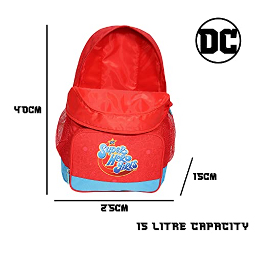 Mochila para niñas de Personajes de Superhéroe DC | Producto Oficial | Mochila de Regreso a la Escuela