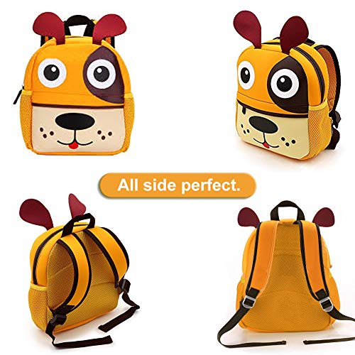 Mochilas Guarderia Pequeños Para Niños y Niñas, AOBETAK Cute 3d Animales Design Bolsos Escolares ,Presente y Regalos Mochila Merienda para Niños Bebe Infantiles 2-7 años