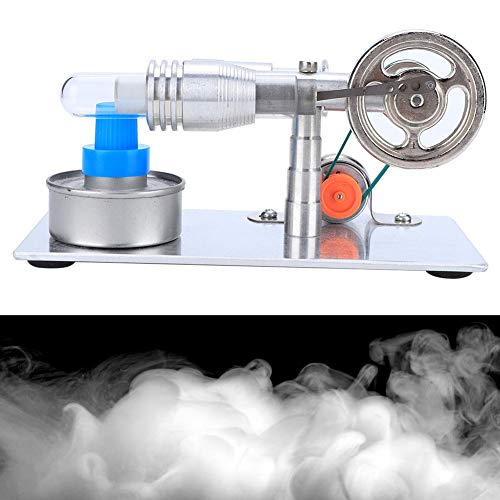 Motor Stirling, Generador en Miniatura de Electricidad Tipo T Motor Stirling Generador de Electricidad Modelo de Motor Stirling Física Vapor