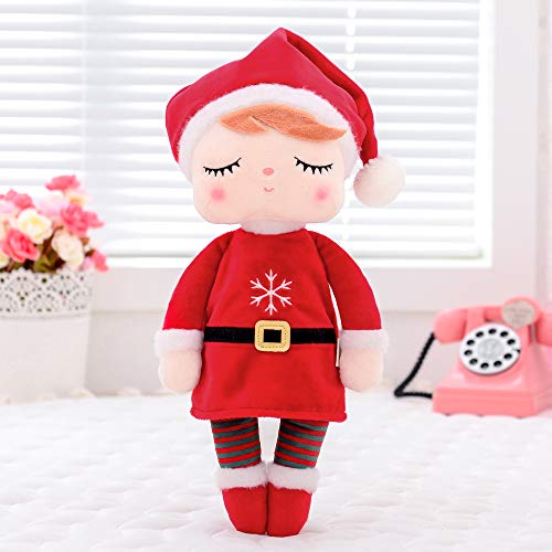 Muñeco de Peluche de Navidad. Chico papá Noel.