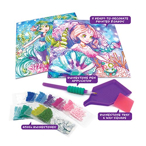 Nebulous Stars- Strass Nach Zahlen Juego Creativo de Pinturas con Diamantes de imitación, para niñas a Partir de 7 años, Color carbón (Toynamics Europe GmbH 11123)