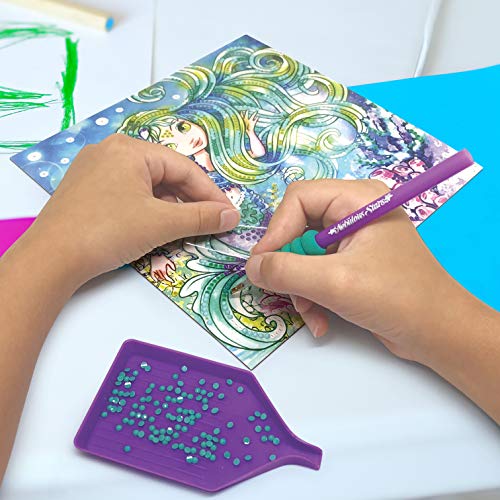 Nebulous Stars- Strass Nach Zahlen Juego Creativo de Pinturas con Diamantes de imitación, para niñas a Partir de 7 años, Color carbón (Toynamics Europe GmbH 11123)