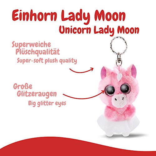 NICI- Llavero GLUBSCHIS Bailarina Unicornio Lady Moon, Color Azul, 9 cm uniconio (46860)