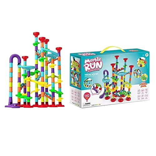 Niktule Juego de juguete de bloque de mármol juguete para niños gravedad juego de mármol juguete de construcción regalo para niños niñas edad 5 6 7 8 4548 cm/189177 in