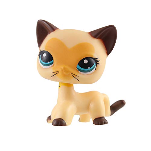 Nuevo Lps Juguete Gato Perro Mascotas Tienda Juguete Negro Pelo Corto Gato Rosa Perro Gran Colección Dane Juego De Papel De Acción Los Niños Los Mejores Regalos 14