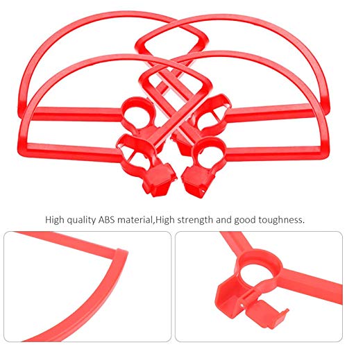 Nunafey Protector de Hélice, Luz Fácil Y Protector de Hélice Pequeño con Diseño de Liberación Rápida para Mini 2 para la Familia(Rojo)