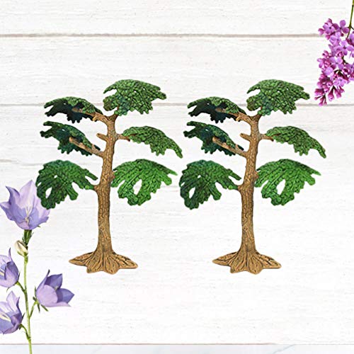 NUOBESTY Micro Paisaje Accesorios Árbol Miniatura Mini Pino Modelo Ciprés Árbol Falso Vívido para Casa de Muñecas Decoración de Jardín de Hadas 3 Piezas Tamaño M