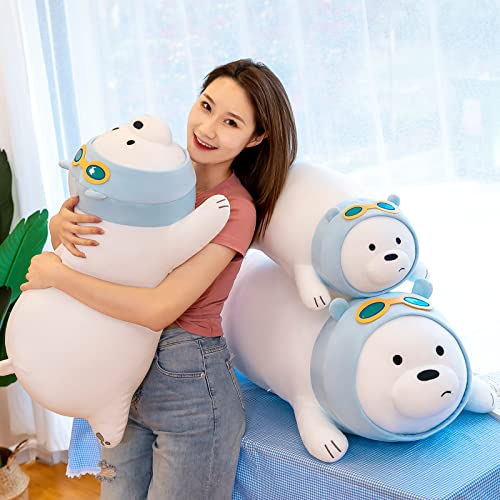 Peluche, Tres Ositos, Osos Polares, Regalo de cumpleaños para niñas-70cm