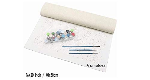 Pintura por números Puerta Vintage pintura por números para adultos, niños y principiantes, pintura de pintura por números en lienzo,decoración del hogar sin marco 40 * 50 cm