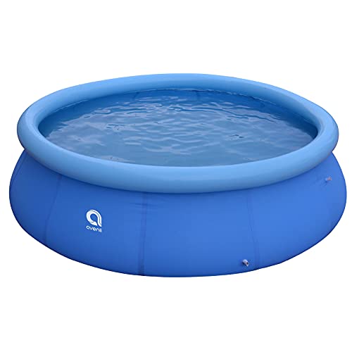 Piscina Hinchable Redonda para Jardín, Balcón, para niños, Niñas, Fácil de Montar, Azul (3 * 0.76M)