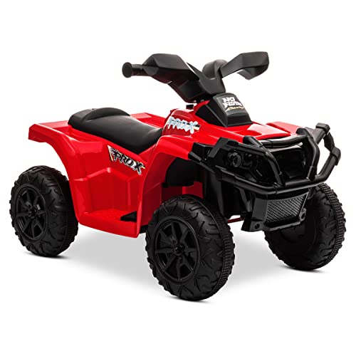 Playkin Red S-Quad - Quad niños Moto electrico Infantil 6V bateria Recargable 4 Ruedas +2 años Juguetes Infantiles Coches de batería