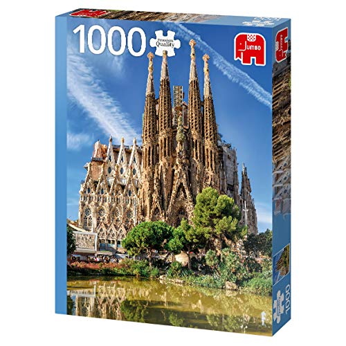 Premium Collection Sagrada Familia View, Barcelona 1000 pcs Puzzle - Rompecabezas (Barcelona 1000 pcs, Puzzle rompecabezas, Ciudad, Niños y adultos, Niño/niña, 12 año(s), Interior)