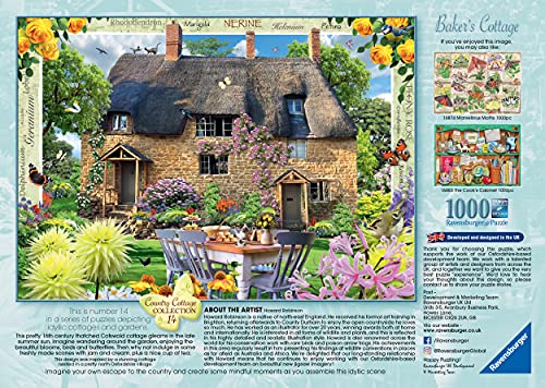 Ravensburger Puzzle, Puzzle 1000 Piezas, La Casa del Panadero, Puzzle Adultos, Rompecabezas de Calidad