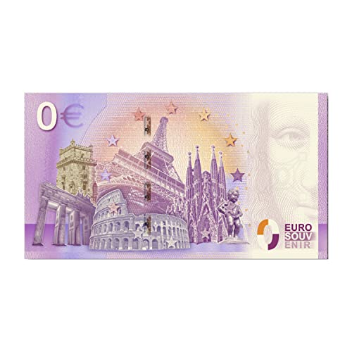 Regalos Originales - Billete Personalizado Puerta de Alcalá en Madrid - Impreso en Papel Moneda - Detalle de Boda Original - Diseño de Billete - Euro Souvenir