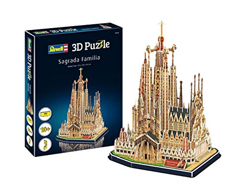 Revell- basílica de la Sagrada Familia, Altura 33,0cm 3D Puzzle, Multicolor (00206)