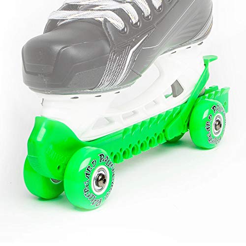 Rollergard Protector de Cuchillas con Ruedas para Patines de Hockey sobre Hielo, Talla única, Color Verde, (44374)
