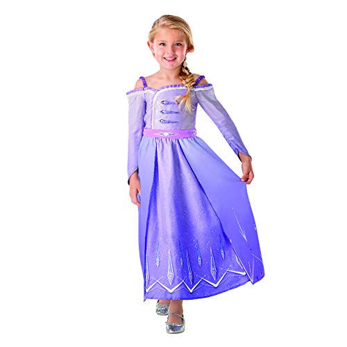Rubies 300460 9-10 Disney Frozen 2 - Disfraz de Frozen 2, para niñas, multicolor