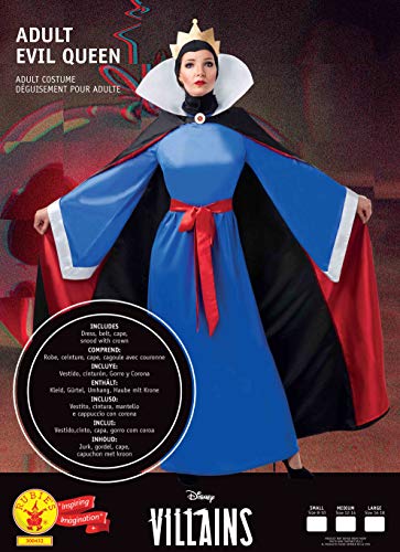 Rubie's- Disney Evil Queen Villians Disfraz, Multicolor, 12-14 (300432M)