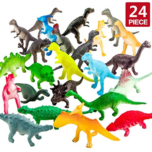 RUSTOO Juego de Mini Figuras de Animales, Animales árticos/Animales Salvajes de la Selva/Dinosaurios, Juego de Juguetes de Animales de Aspecto Realista, Juguetes educativos de Aprendizaje de Animales