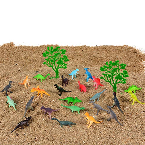 RUSTOO Juego de Mini Figuras de Animales, Animales árticos/Animales Salvajes de la Selva/Dinosaurios, Juego de Juguetes de Animales de Aspecto Realista, Juguetes educativos de Aprendizaje de Animales