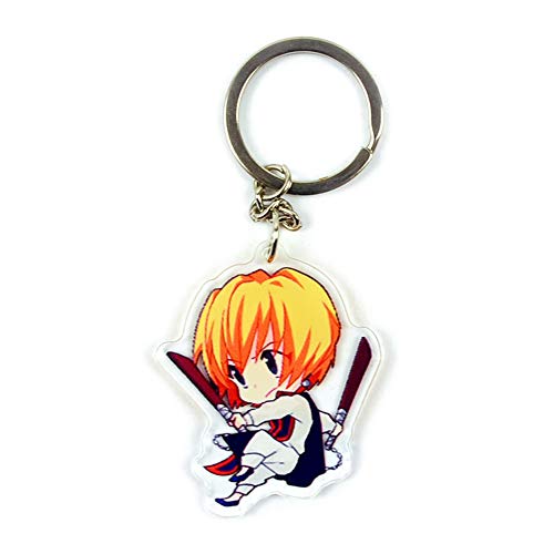 Saicowordist HUNTER×HUNTER Llavero de dibujos animados transparente de doble cara colgante acrílico llavero bolsa accesorios anime fans regalo (6 piezas)